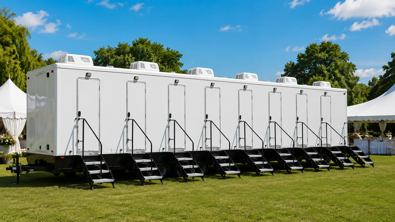 8 Stall Restroom Trailer in Spokane Valley, WA