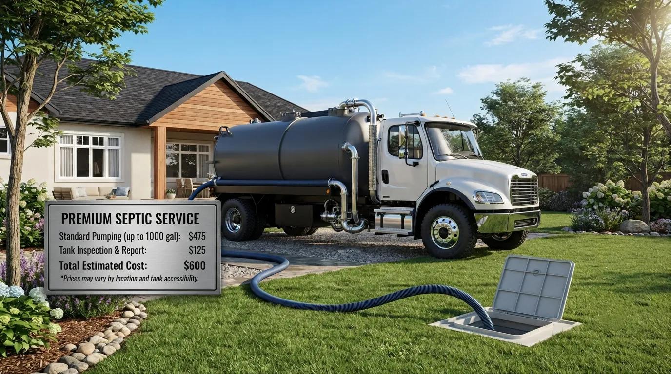 Septic Tank Pumping Cost in Spokane Valley, WA